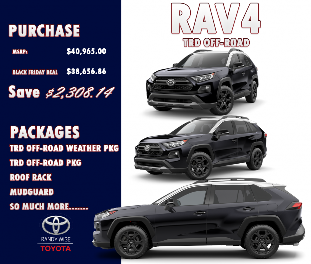Black Friday Deals! – Randy Wise Toyota Blog