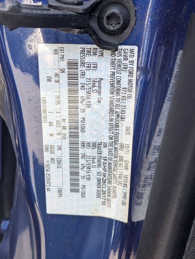 2012 Ford Focus SE