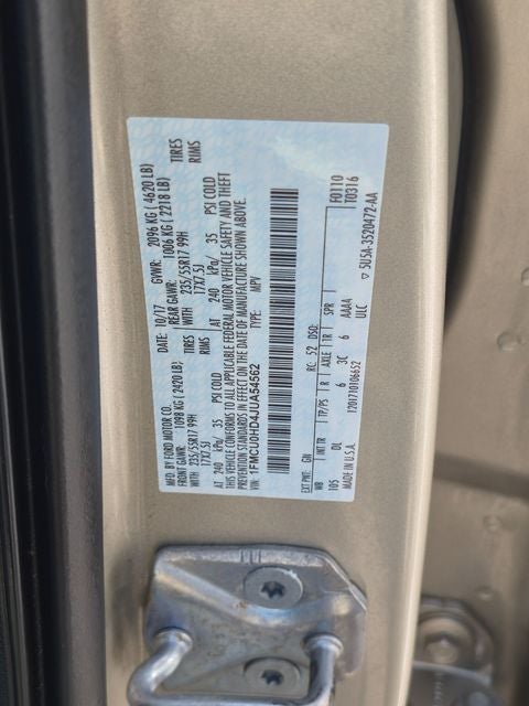 2018 Ford Escape SEL