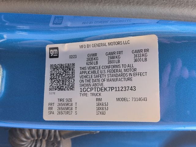 2023 Chevrolet Colorado Z71