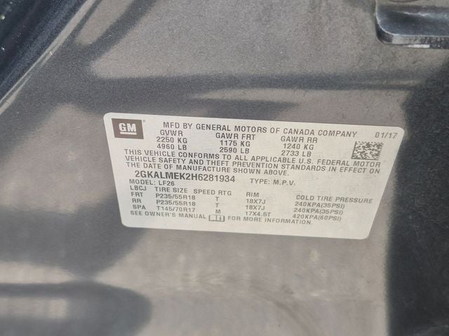 2017 GMC Terrain SLE-1