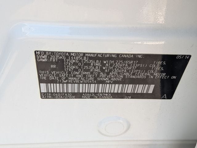 2014 Toyota RAV4 XLE