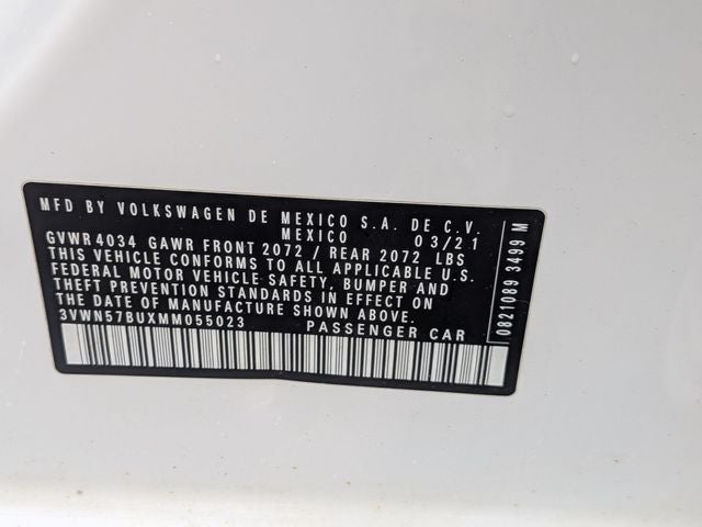 2021 Volkswagen Jetta 1.4T S