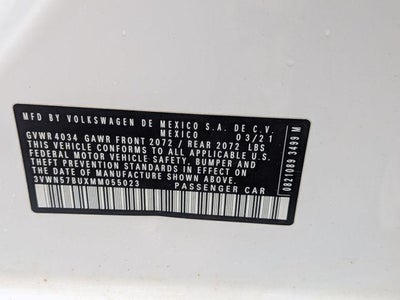2021 Volkswagen Jetta 1.4T S