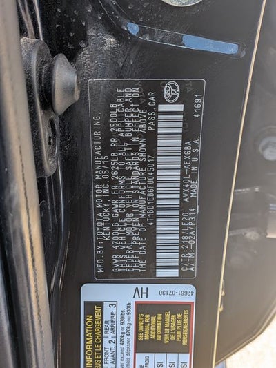 2015 Toyota AVALON HYBRID Limited