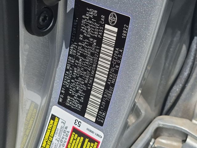2022 Toyota Camry XSE