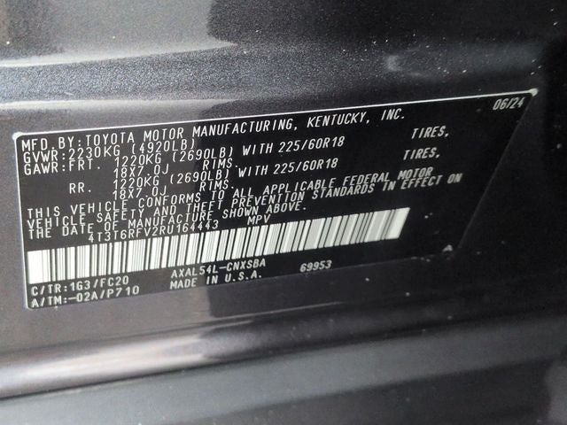 2024 Toyota RAV4 HYBRID SE