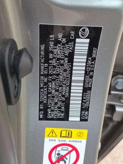 2018 Lexus ES 350