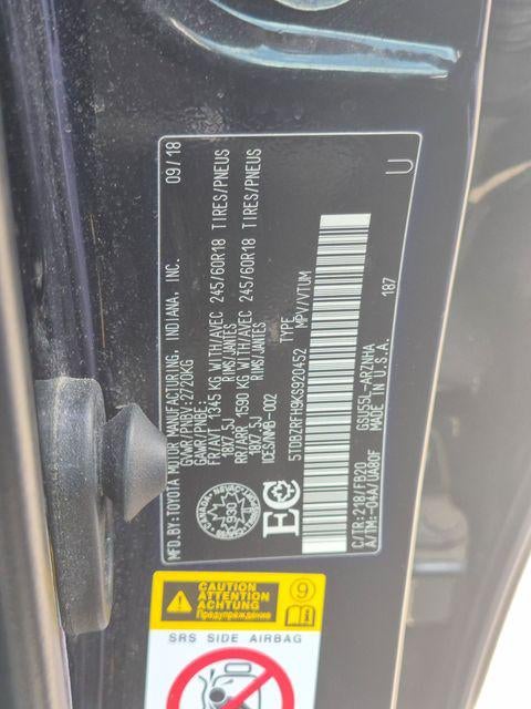2019 Toyota HIGHLANDER LE V6 AWD LE