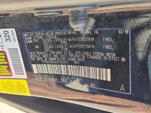 2018 Toyota Sienna XLE Premium 7 Passenger