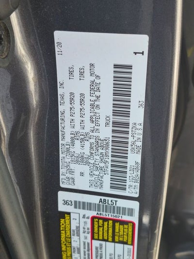2021 Toyota Tundra 1794