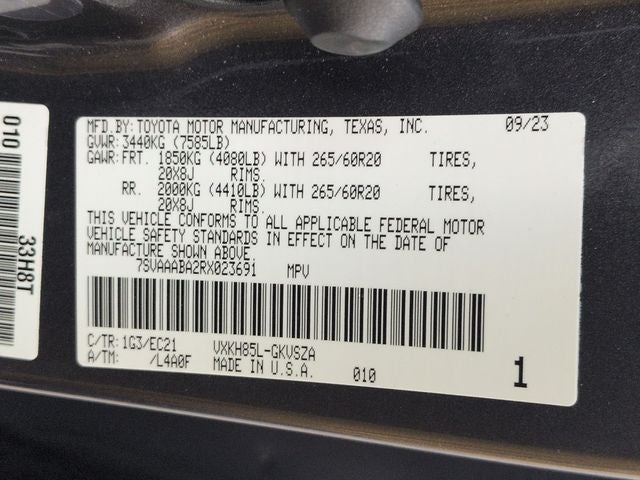 2024 Toyota SEQUOIA 4WD SR5