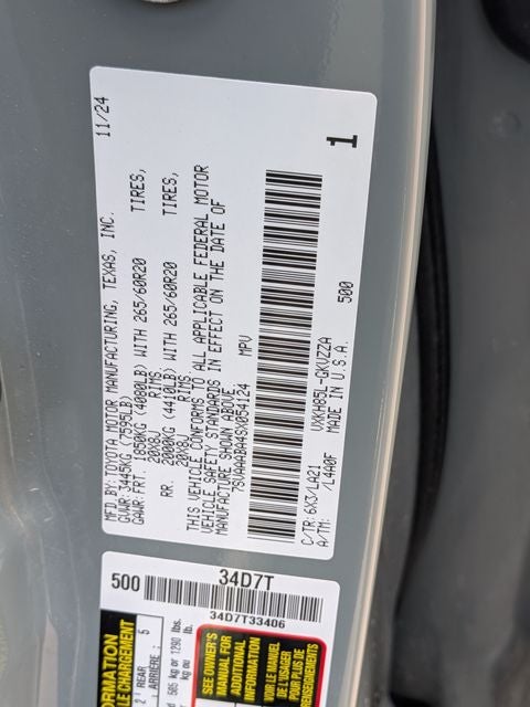 2025 Toyota Sequoia Platinum