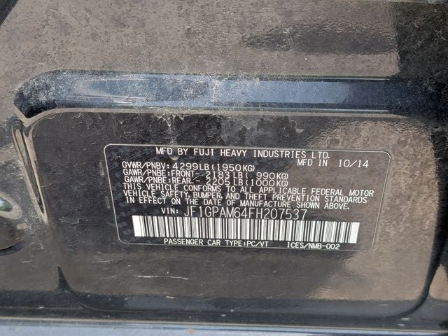2015 Subaru Impreza 2.0i Limited