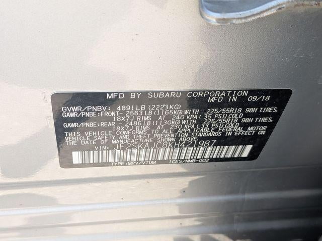 2019 Subaru Forester Sport