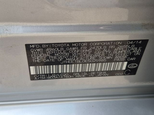 2014 Lexus GS 350 350