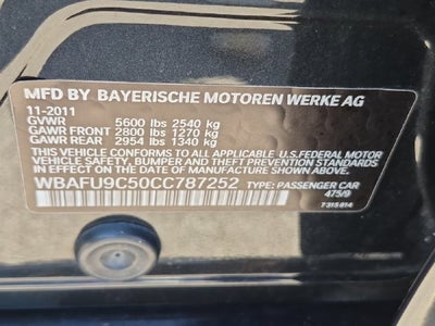 2012 BMW 550i 550i xDrive