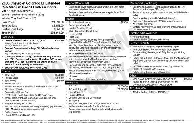 2006 Chevrolet Colorado LT