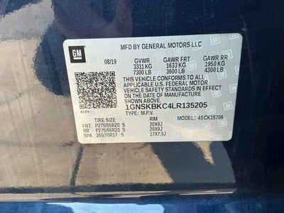 2020 Chevrolet Tahoe LT