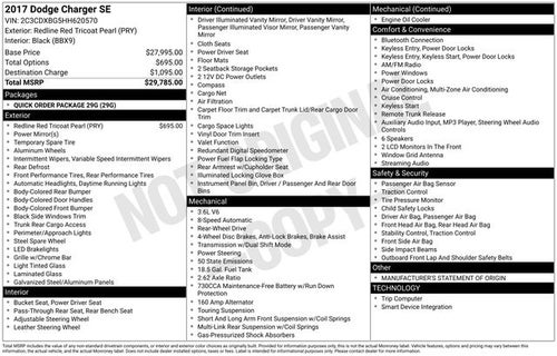 2017 Dodge Charger SE