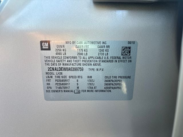 2010 Chevrolet Equinox LT 1LT