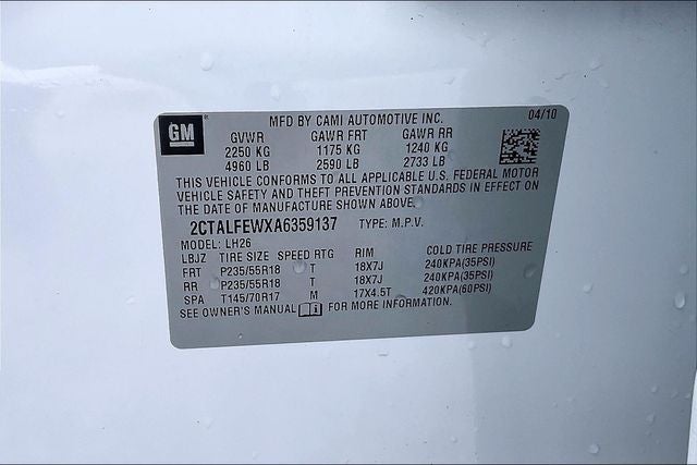 2010 GMC Terrain SLT-1