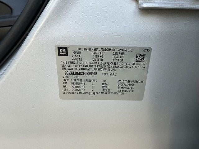 2015 GMC Terrain SLE-2