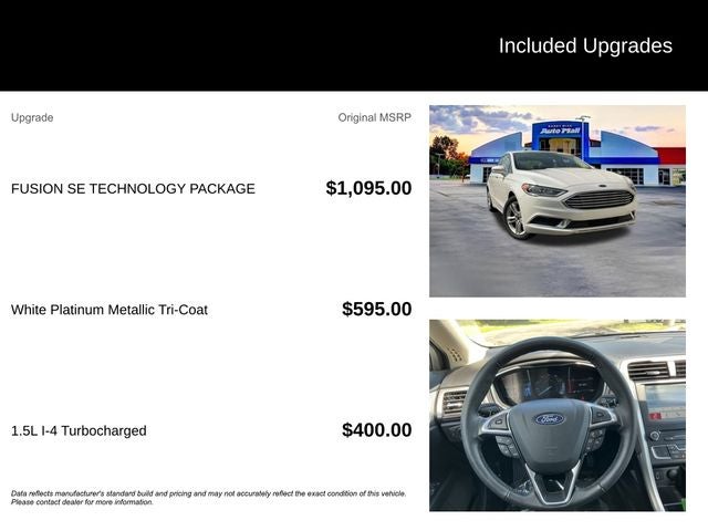 2018 Ford Fusion SE