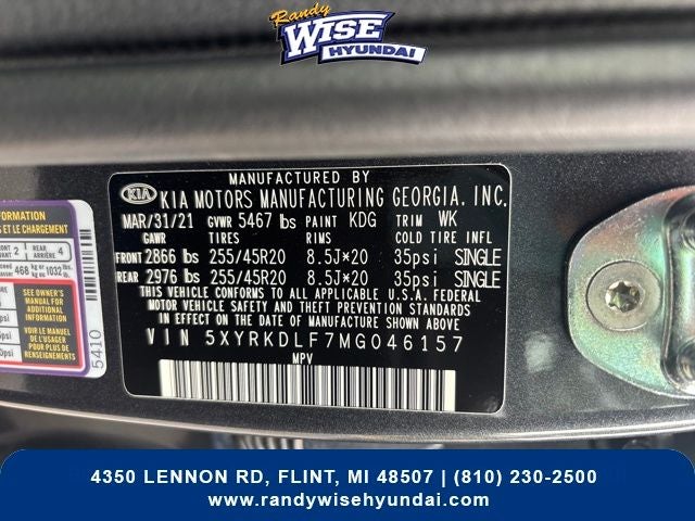 2021 Kia Sorento SX Prestige X-Line