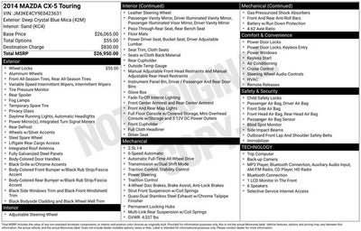 2014 Mazda Mazda CX-5 Touring