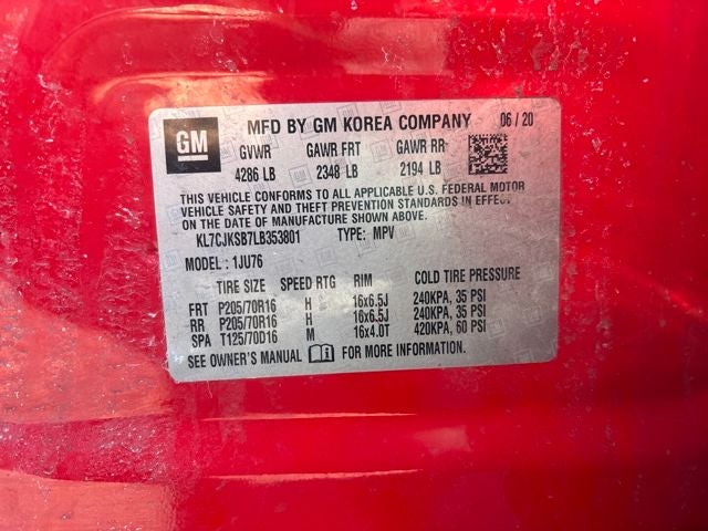 2020 Chevrolet Trax LS