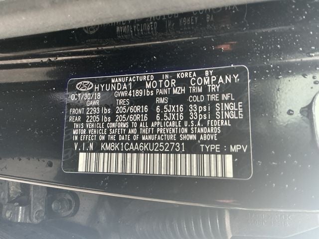 2019 Hyundai Kona SE