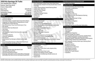 2020 Kia Sportage SX