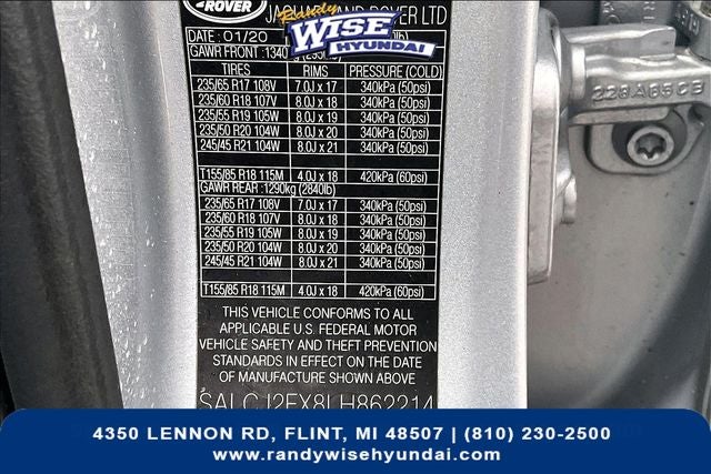 2020 Land Rover Discovery Sport S