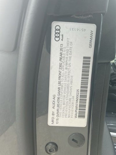 2017 Audi A4 2.0T Prestige quattro