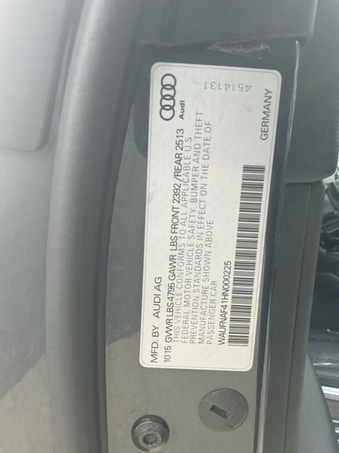 2017 Audi A4 2.0T Prestige quattro