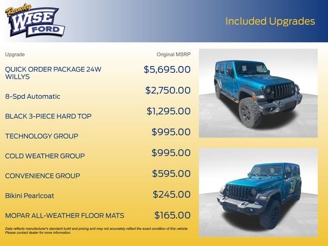 2020 Jeep Wrangler Unlimited Willys