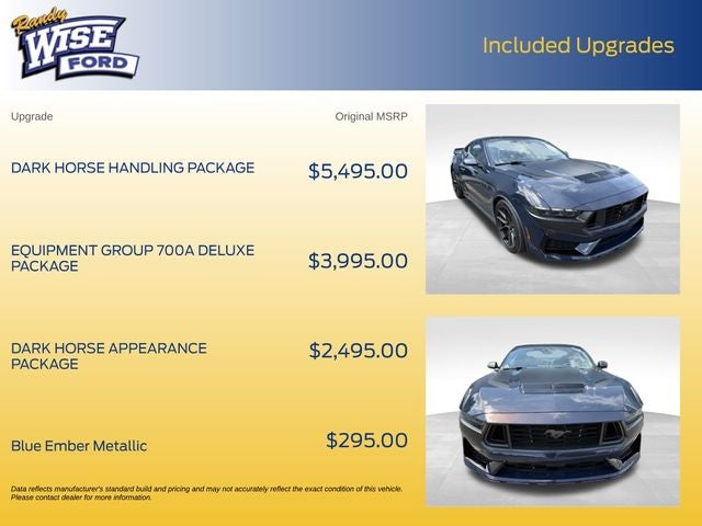 2024 Ford Mustang Dark Horse