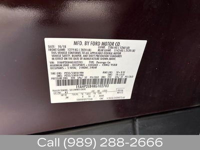 2019 Ford Taurus SEL