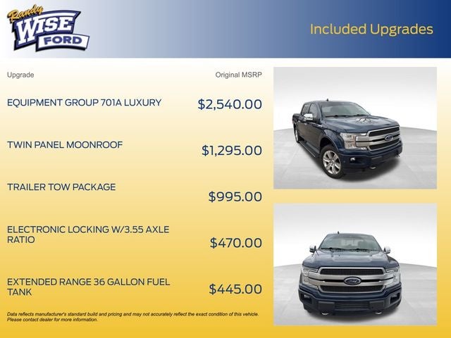 2018 Ford F-150 Platinum