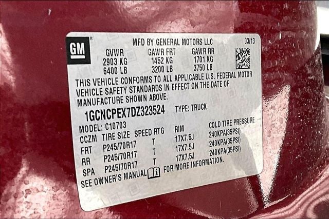 2013 Chevrolet Silverado 1500 Work Truck