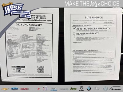 2023 GMC Acadia SLT