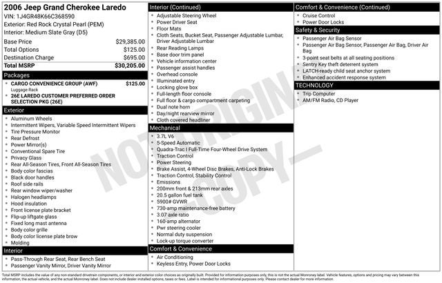 2006 Jeep Grand Cherokee Laredo