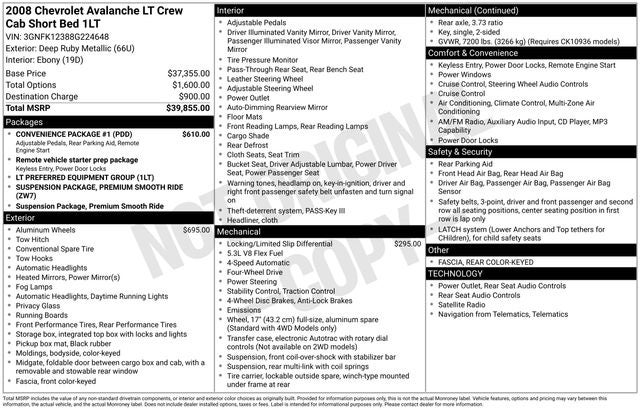 2008 Chevrolet Avalanche 1500 LT
